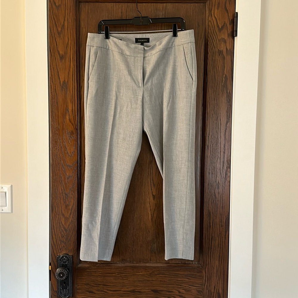 Talbots Grey Signature Fit Trouser - 12